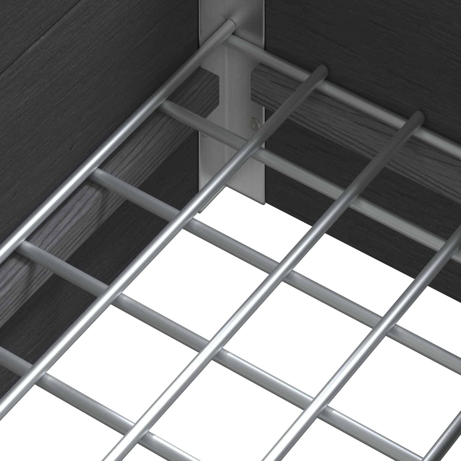ComfortXL - Bac de Jardin Surélevé WPC Gris pour Extérieur Grille Amovible 100x30cm - ComfortXL Outdoor Living - Image 7