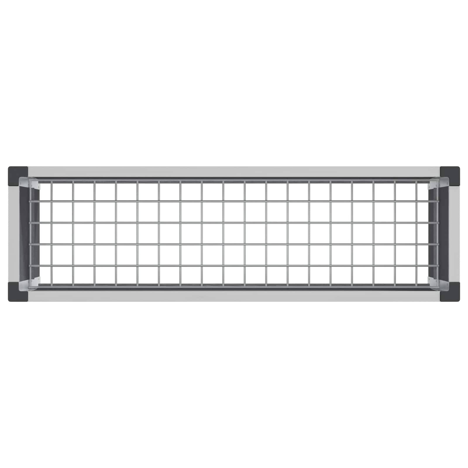 ComfortXL - Bac de Jardin Surélevé WPC Gris pour Extérieur Grille Amovible 100x30cm - ComfortXL Outdoor Living - Image 5
