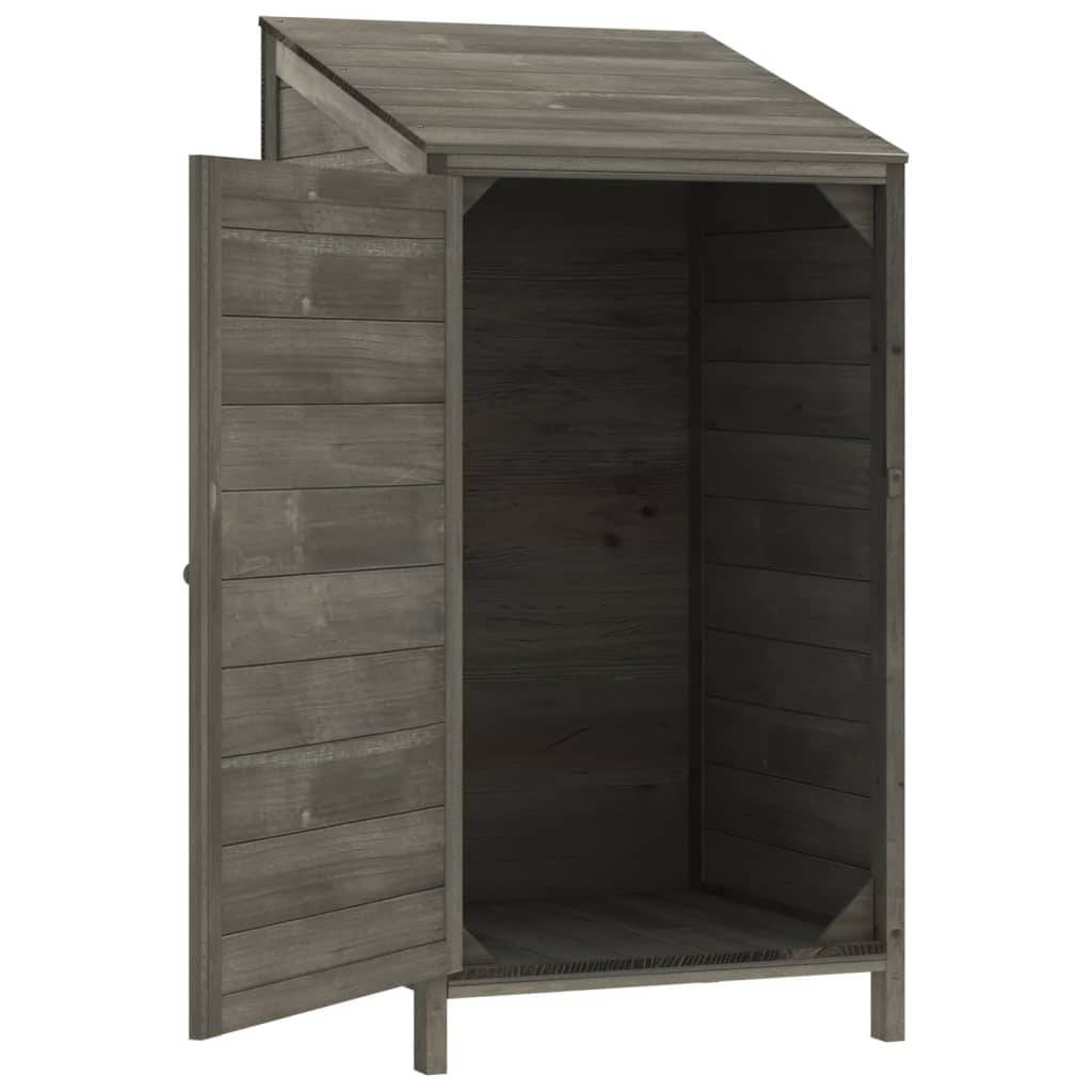 Vidaxl - Remise de jardin Anthracite 55x52x112 cm Bois de sapin solide vidaXL 152180 - Image 5