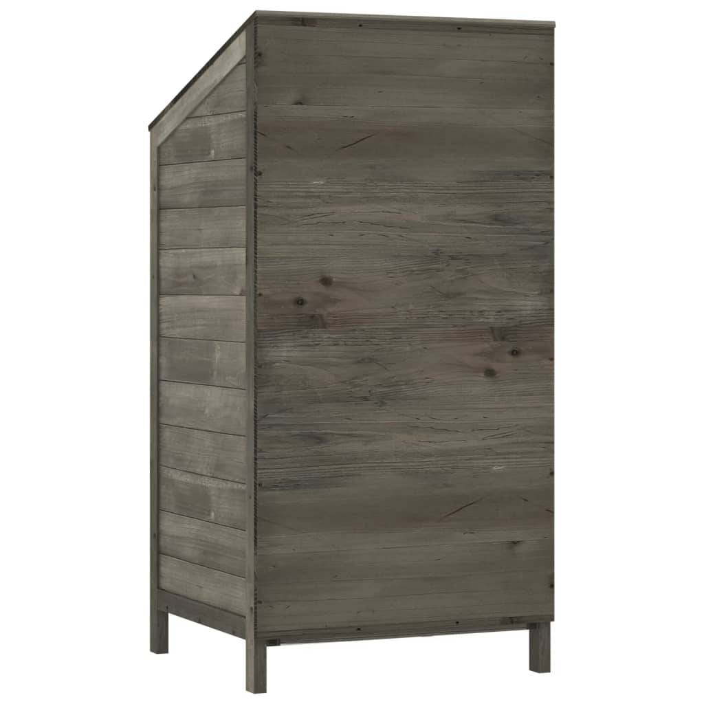 Vidaxl - Remise de jardin Anthracite 55x52x112 cm Bois de sapin solide vidaXL 152180 - Image 7