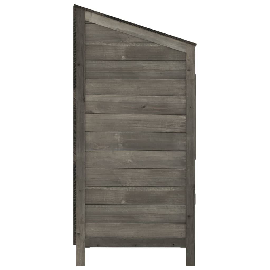 Vidaxl - Remise de jardin Anthracite 55x52x112 cm Bois de sapin solide vidaXL 152180 - Image 6