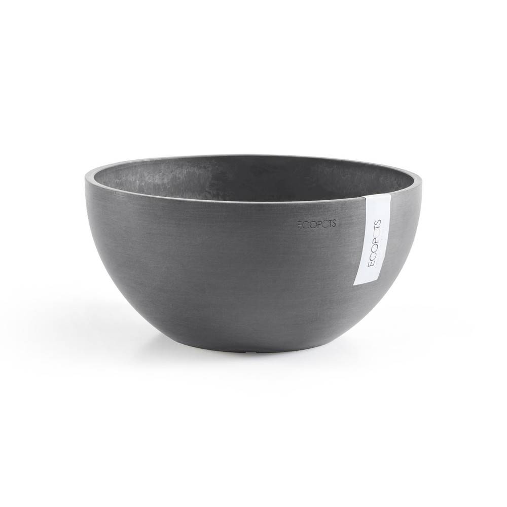 Ecopots - Pot Rond Brussels 35 Gris - Ø 35 x H. 16,5 cm - 11,5 L ECOPOTS - Imagen 4