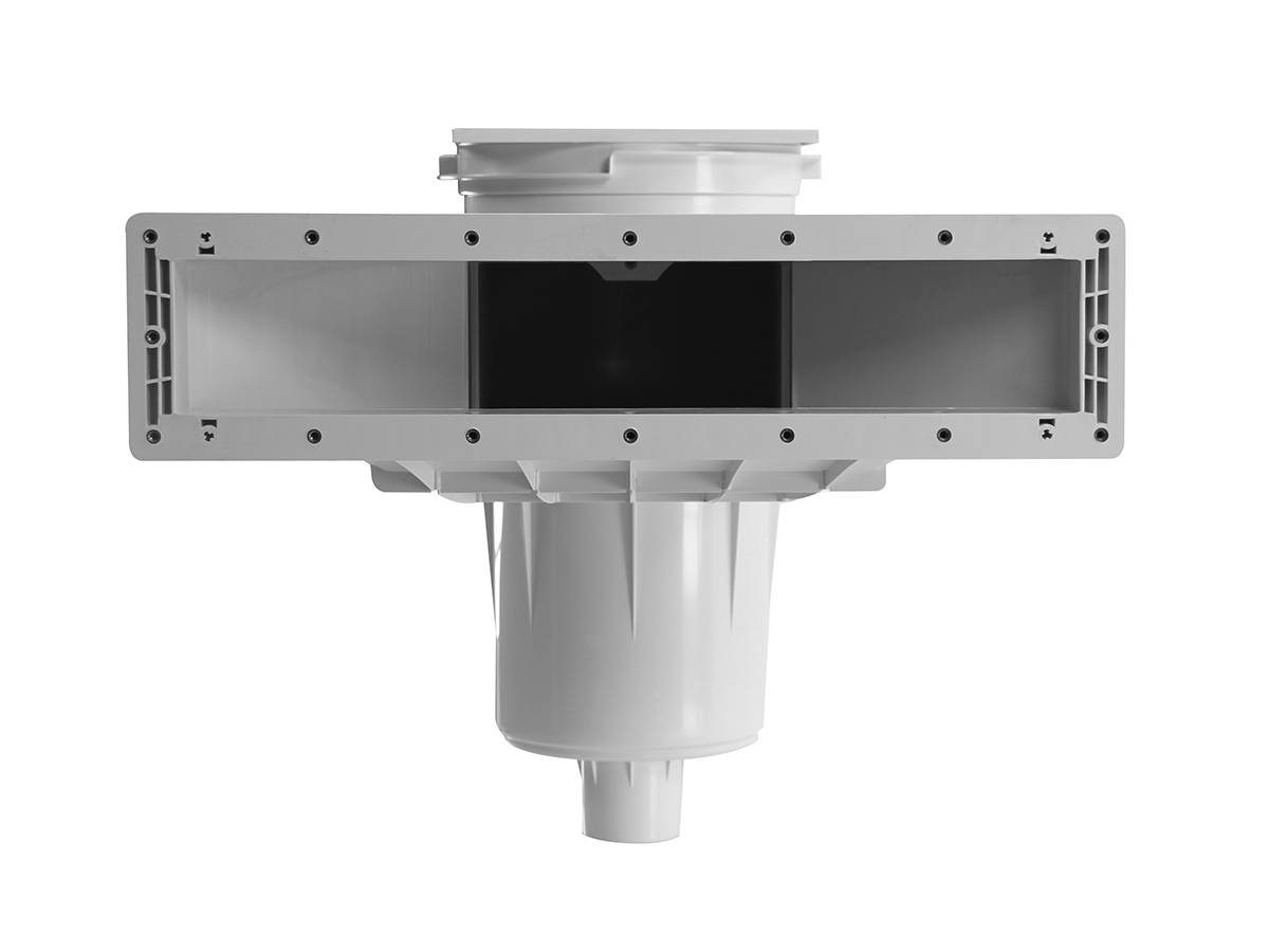 Hayward - Skimmer Hayward Miroir 3139 grande meurtrière - piscine béton/liner Gris clair - Imagen 3