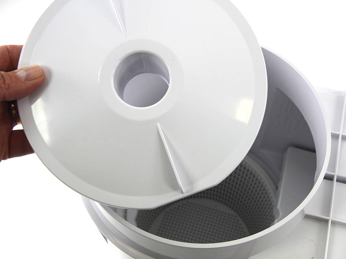 Hayward - Skimmer Hayward Miroir 3139 grande meurtrière - piscine béton/liner Gris clair - Imagen 4