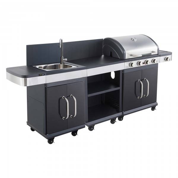 Cook in Garden - Cuisine extérieure à gaz 4 brûleurs 14,5 kW pour 10 personnes FIDGI 4 Cook’in Garden - Imagen 1
