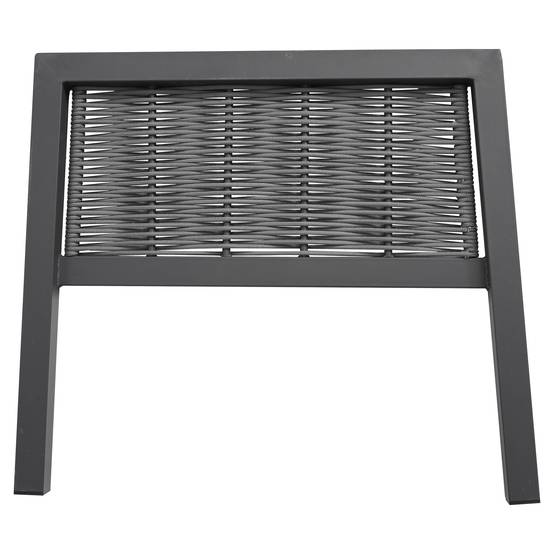 Salon de jardin 8 places acier galvanisé terrasse extérieur modulable gris - ComfortXL Outdoor Living - Image 7