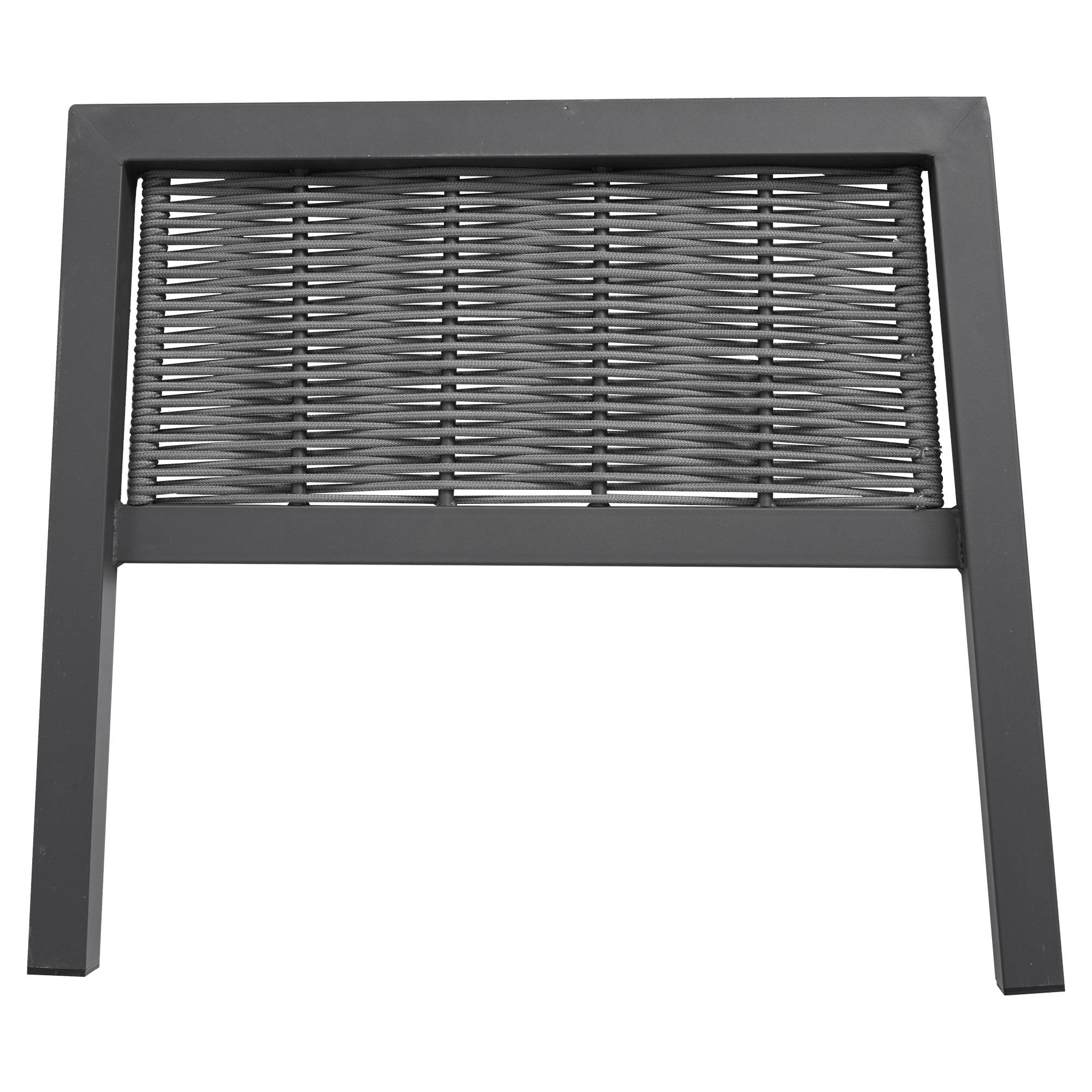 Salon de jardin 8 places acier galvanisé terrasse extérieur modulable gris - ComfortXL Outdoor Living - Image 7