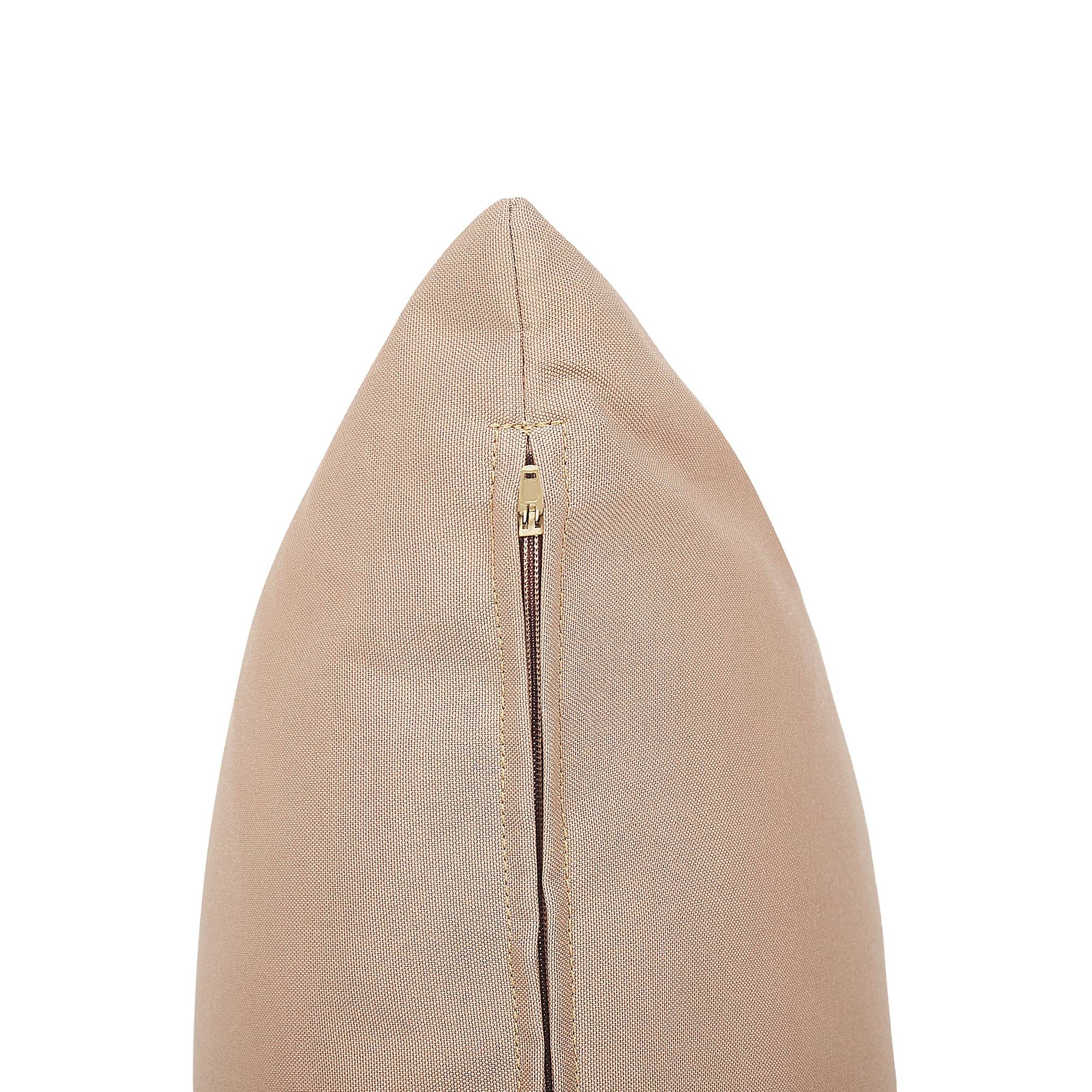 Beliani - Coussin d'extérieur Polyester Beige sable ALMYROS - Beliani - Imagen 4
