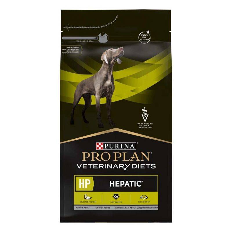 CROQUETTES CHIEN VETERINARY DIETS HP HEPATIC - PROPLAN 3 kg - Image 1