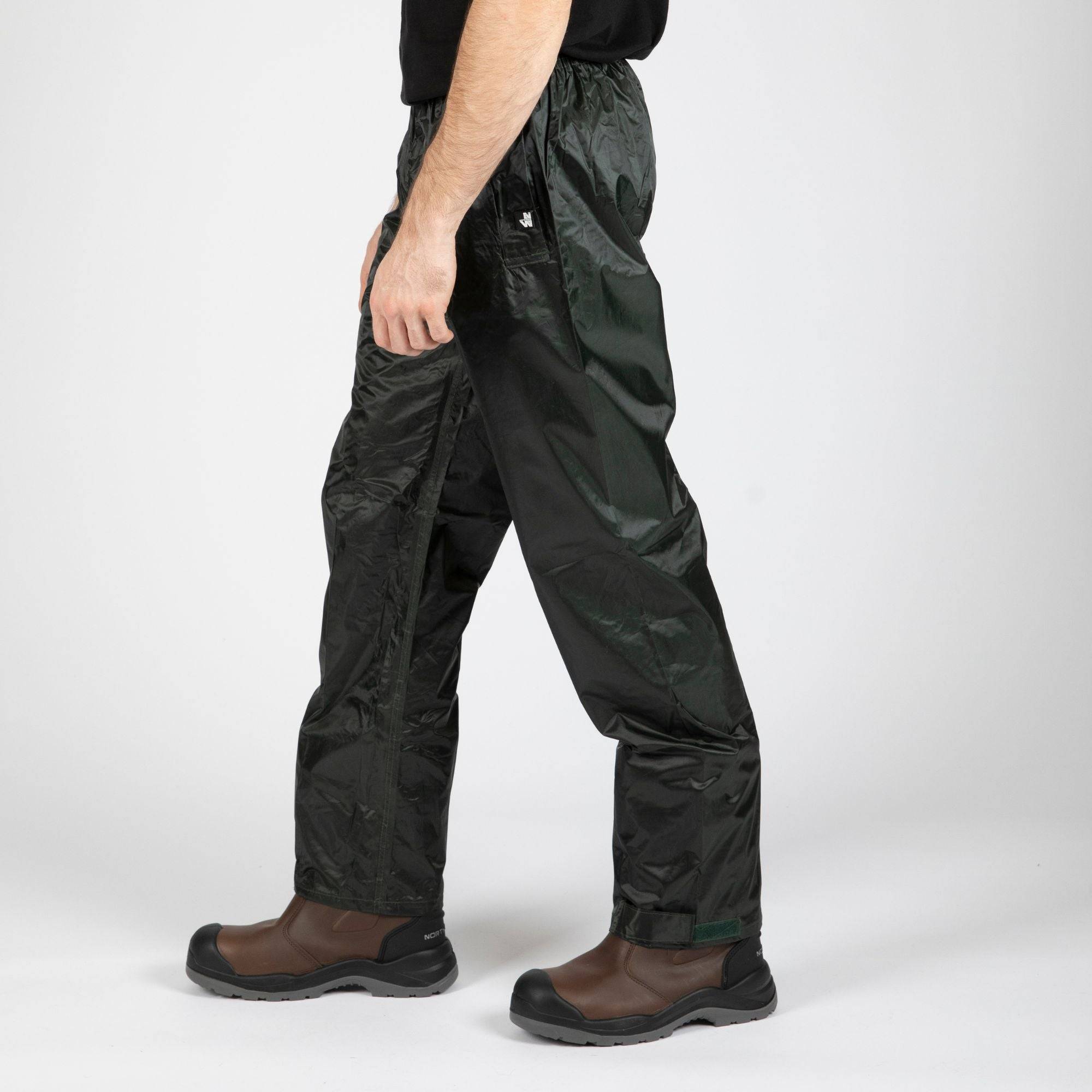 taille xxl - manta - pantalon de pluie de travail - 9233 olive - Image 5