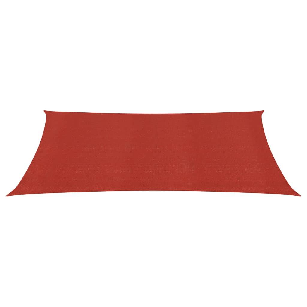Helloshop26 - Voile toile d'ombrage parasol 160 g/m² 2 x 4,5 m PEHD rouge - Imagen 1