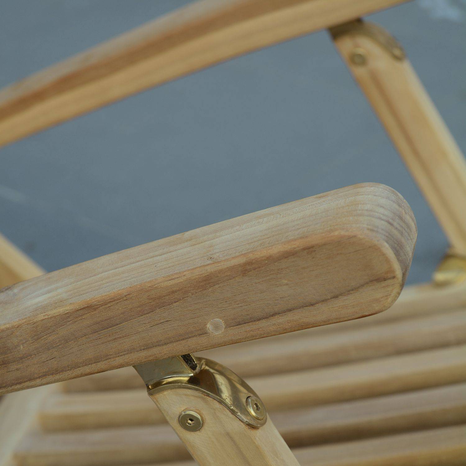 Chaise Longue en teck massif Bahia - TECK'Attitude - Imagen 5