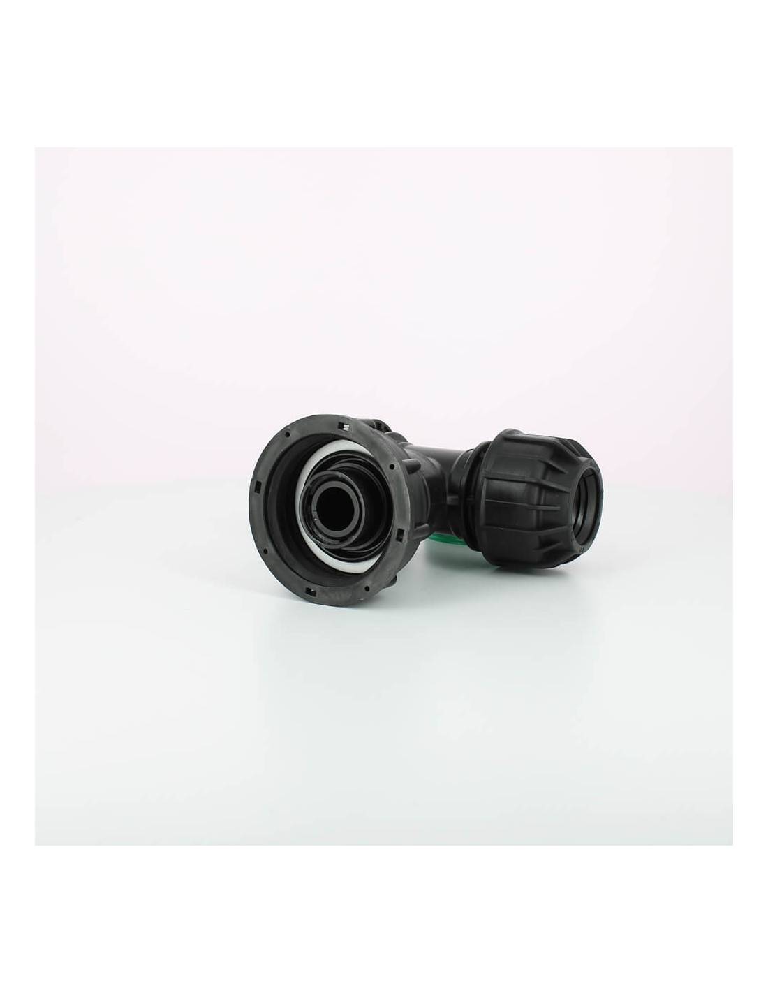 Raccord cuve eau S60X6 - Té compression Diamètre 32 mm - Imagen 5