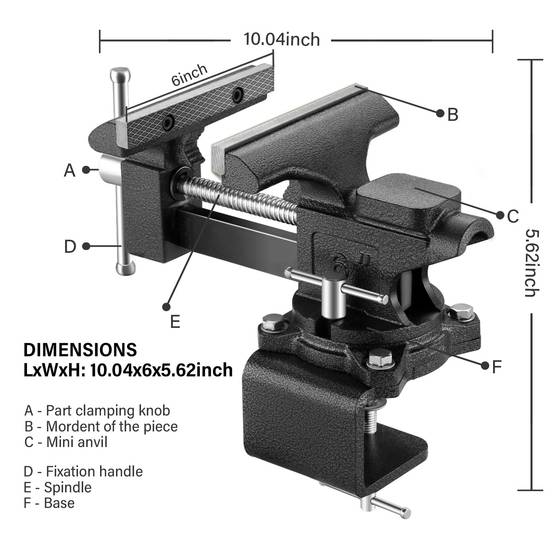 Étau d'établi bleu 100 mm fonte - Autres outils à main (11843706 Étau d'établi bleu 100 mm fonte - Autres outils à main (11843706