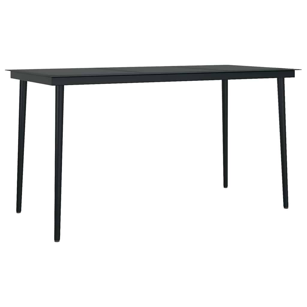 Salon de Jardin 4 Personnes Résine Tressée Grise Table Rectangulaire 140cm Coussins – ComfortXL Outdoor Living - Image 6