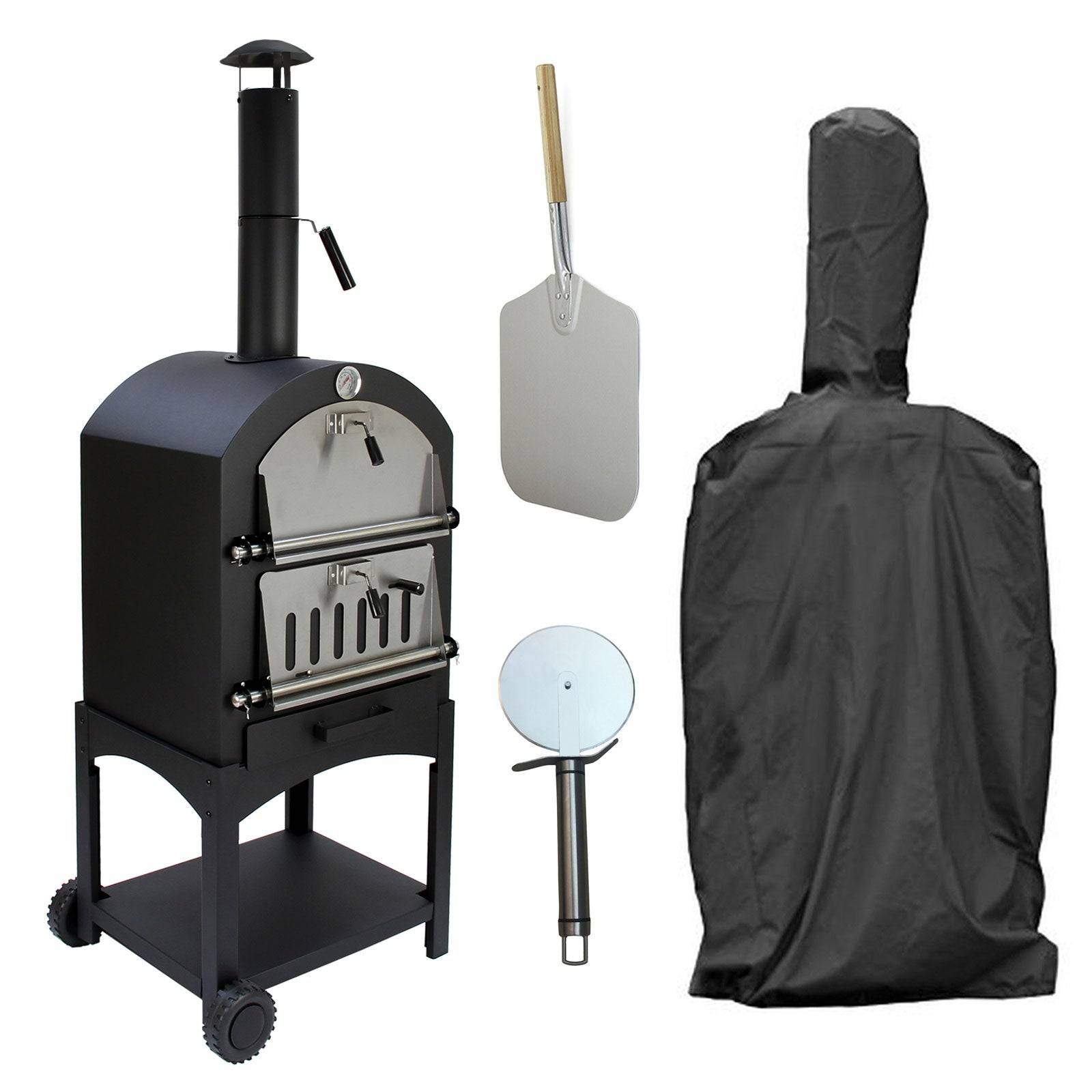 Monstershop - Four à Pizza d’Extérieur avec Housse Imperméable - Imagen 1