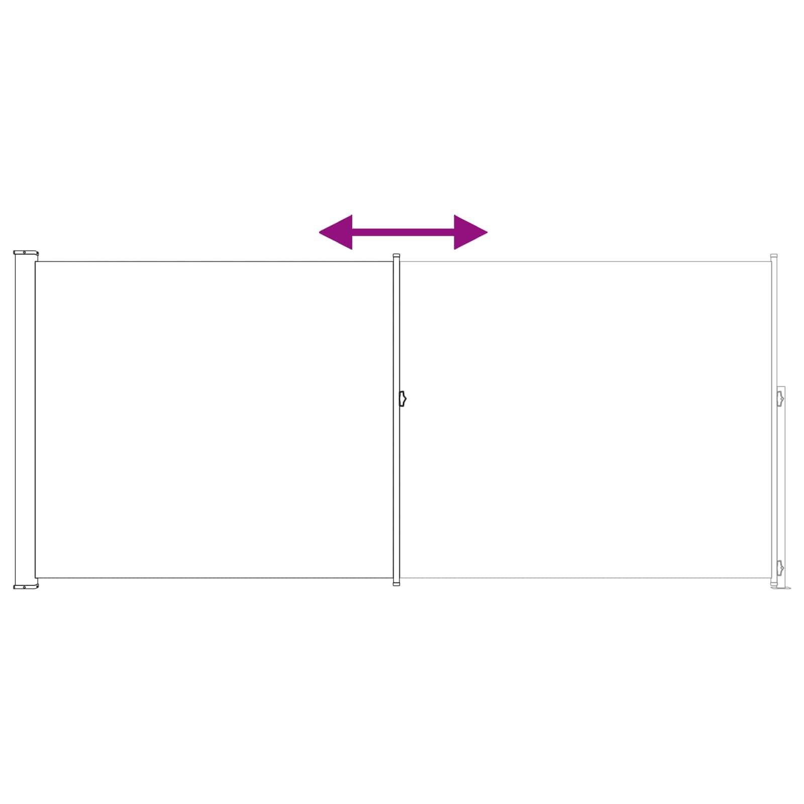 Store latéral rétractable polyester et acier, Poids:8.75kg - PANGIVO - Image 6