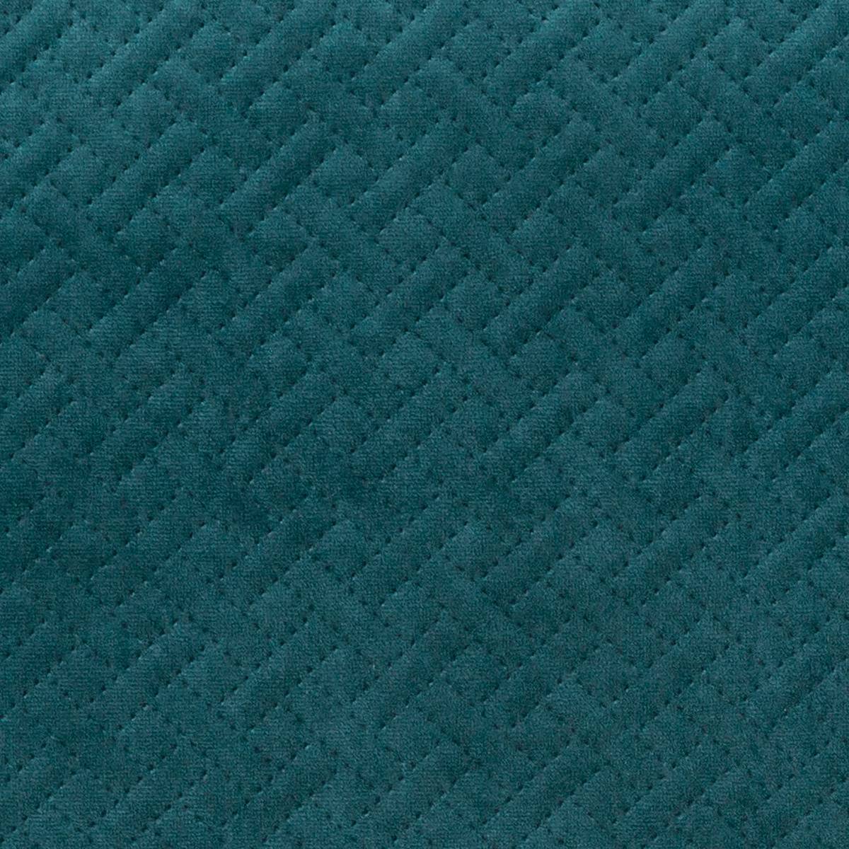 Atmosphera - Coussin "Dolce" velours bleu canard 38x58cm - Atmosphera Créateur d'intérieur - Imagen 4