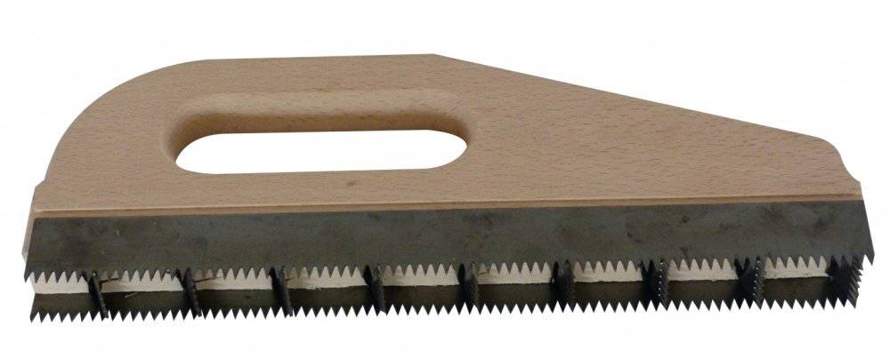 Sciotte dentée pour pierres tendres – Double lame longitudinale - Mondelin