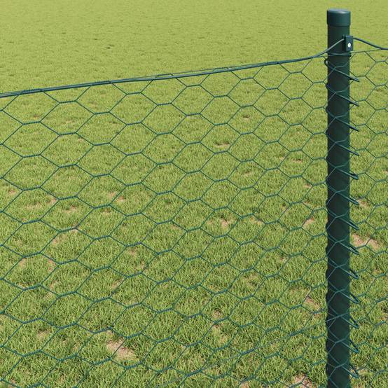 Clôture hexagonale PVC Vert 10 x 1 m, Poids :2.05kg - PANGIVO - Image 4