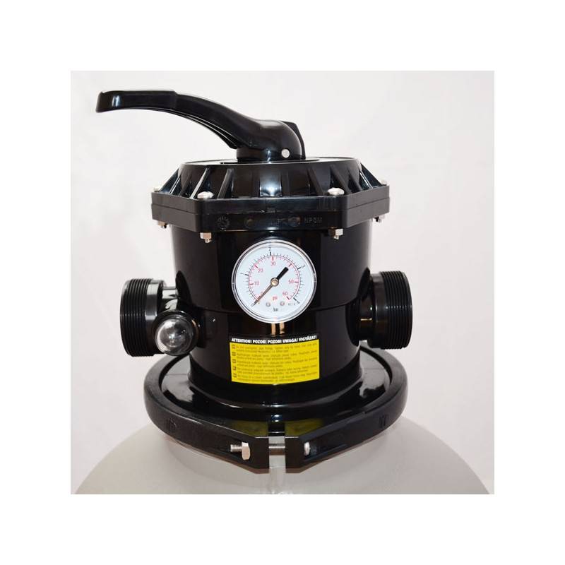 Hecht 302016 Système de filtre à sable de piscine débit max.14,4 m3/h 550 W Capacité de sable 45kg - Image 2