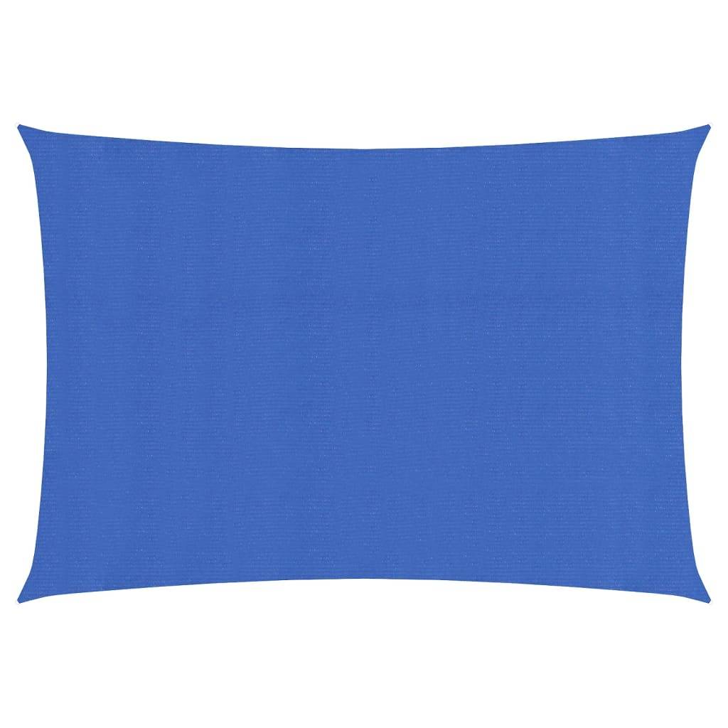 Helloshop26 - Voile toile d'ombrage parasol 160 g/m² PEHD 2,5 x 4 m bleu - Imagen 1