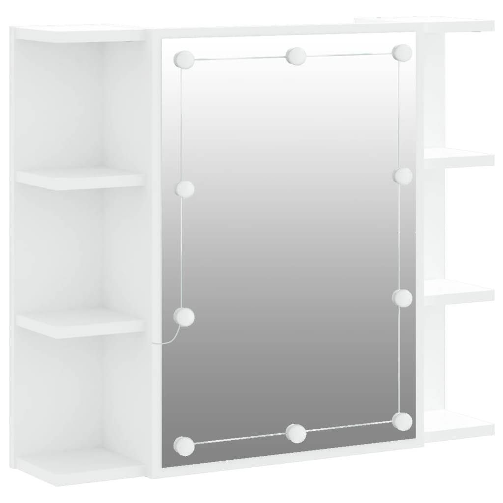 Prolenta Premium - Miroir  Herstal Blanc  70 X 16,5 X 60 cm  - P87209B - Image 2