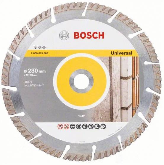 Bosch - Disque 230x22,23x2,3x10mm diamant pour béton - BOSCH - 2608615065 - Image 1