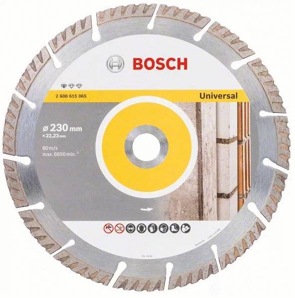 Bosch - Disque 230x22,23x2,3x10mm diamant pour béton - BOSCH - 2608615065 - Image 1