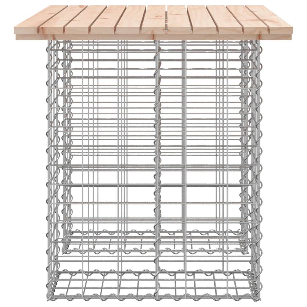 Maison Chic - Banc de jardin - Banc d'extérieur - Banquette design de gabion 100x70x72 cm bois massif de pin-JU13951 - Imagen 4
