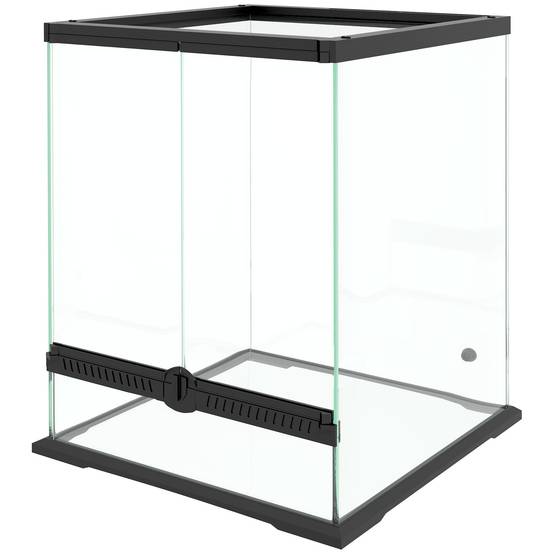 Terrarium en verre noir 45 x 45 x 60 cm - PANGIVO - Image 2