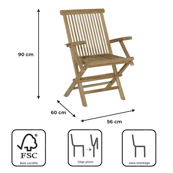 Teck'Attitude - Salon de jardin Miami 12–14 places teck massif extensible – Teck’Attitude - Image 7
