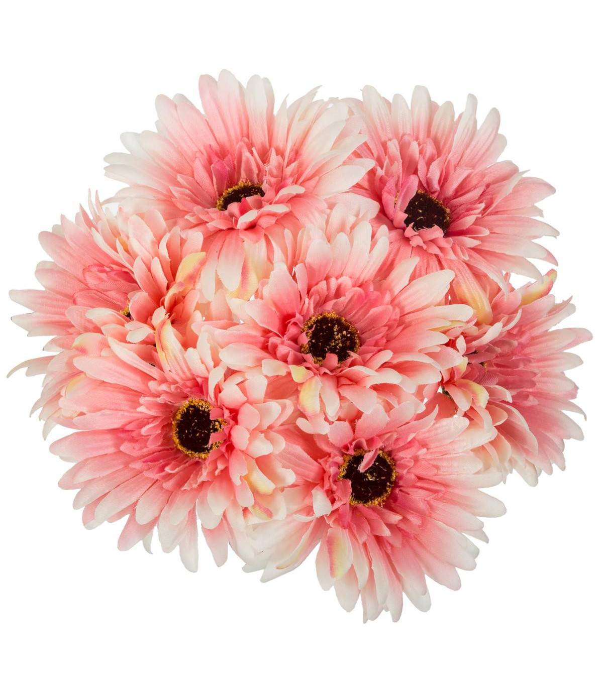Bouquet de Fleurs artificielles 7 Gerberas D. 17 x H. 26 cm - Imagen 2