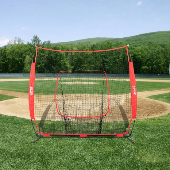 Vevor - VEVOR Filet entraînement baseball 213,4x210 cm, frapper, attraper, lancer. Backstop. - Image 8