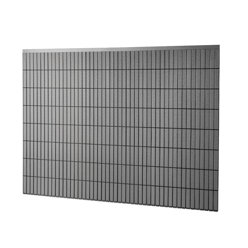 Kit complet grillage rigide occulté composite L 20m H 1m63 gris à sceller - Easy Clôture - Image 4
