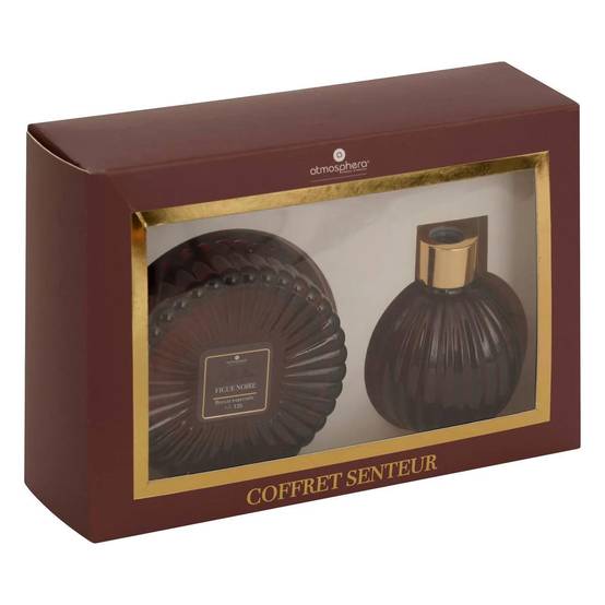 Coffret Senteur 2 Pièces "Albie" 8cm Figue Noire - Image 6