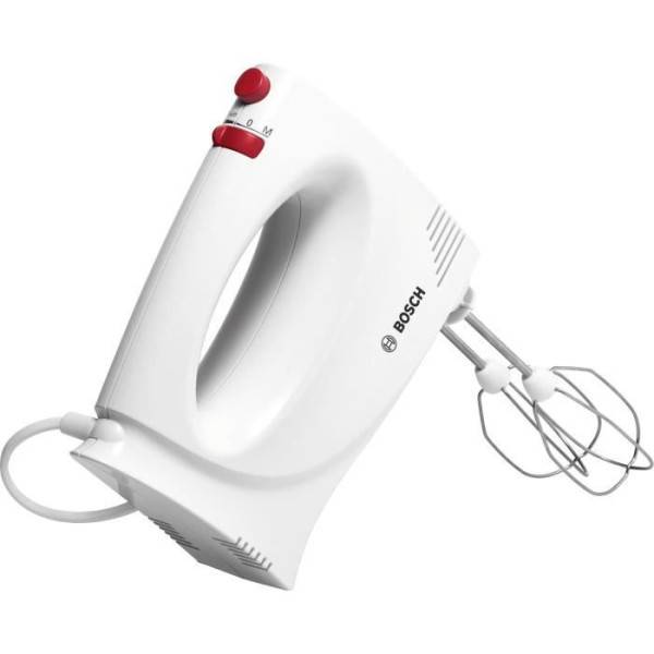 Bosch - Batteur Fouet Electrique  - BOSCH - MFQP1000 - 300 W - 2 vitesses + turbo - 2 fouets inox - Image 2