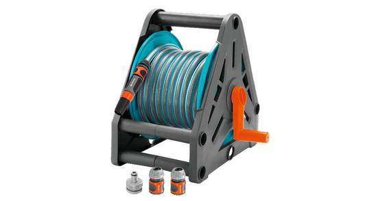 Gardena - Devidoir portable équipé - 15 m de tuyau + lance + accessoires Gardena - Image 6