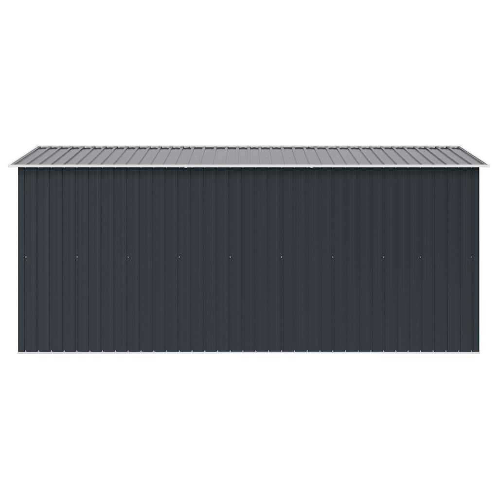 Vidaxl - Abri de jardin 257x392x181 cm Métal Anthracite vidaXL 143346 - Image 7