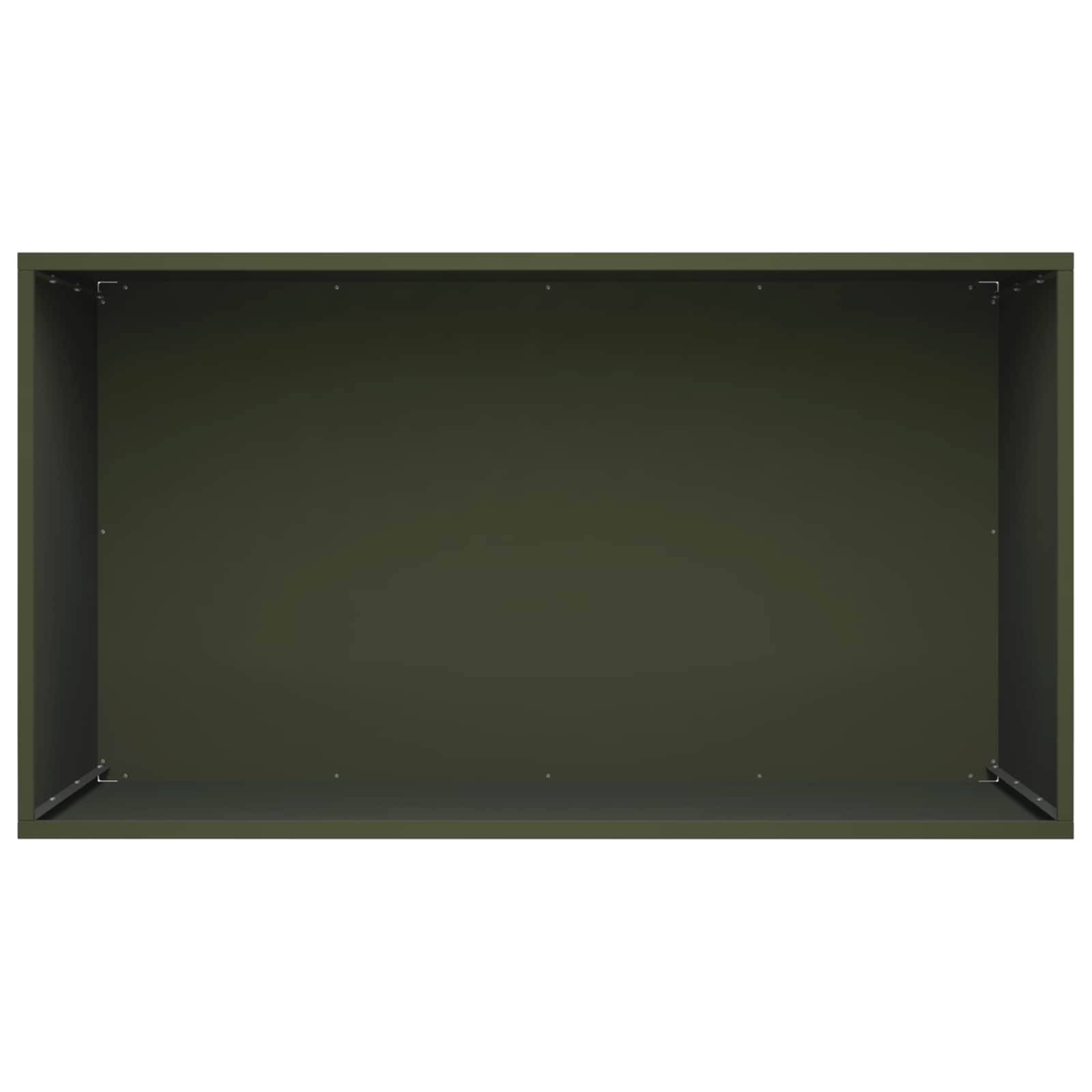 Vidaxl - Cache-pot de jardin 2 pc Vert olive 100 x 50 x 50 cm vidaXL 8005281 - Image 6