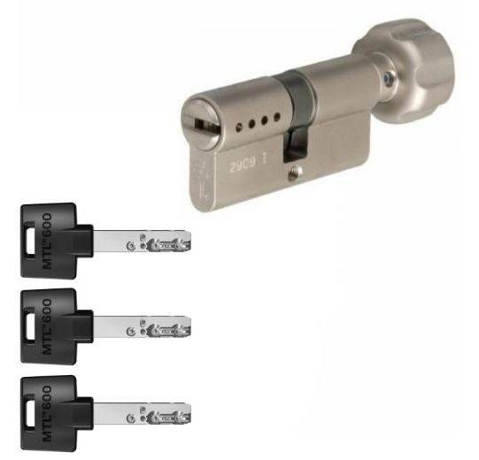 Cylindre MTL600 262S+ 62 31BT-31 NM PAN MULTLOCK 3 Clés PVC bleu B.R. - EUM6P31B31X3PBLVR - Imagen 1