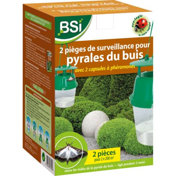 BSI - BSI - 2 Pièges à phéromones Pyrale du Buis (Phéromones incluses) - Image 1
