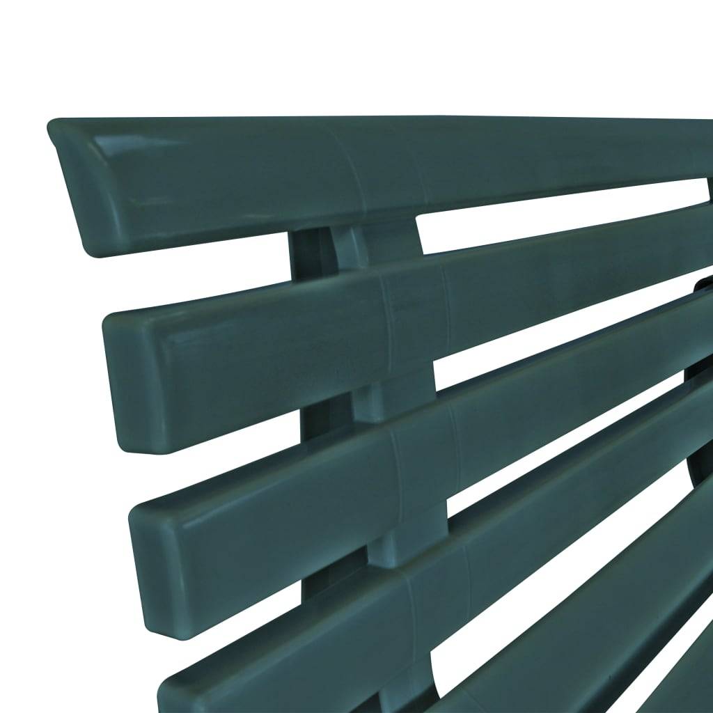 Vidaxl - Banc de jardin 145,5 cm Plastique Vert vidaXL 43584 - Image 4