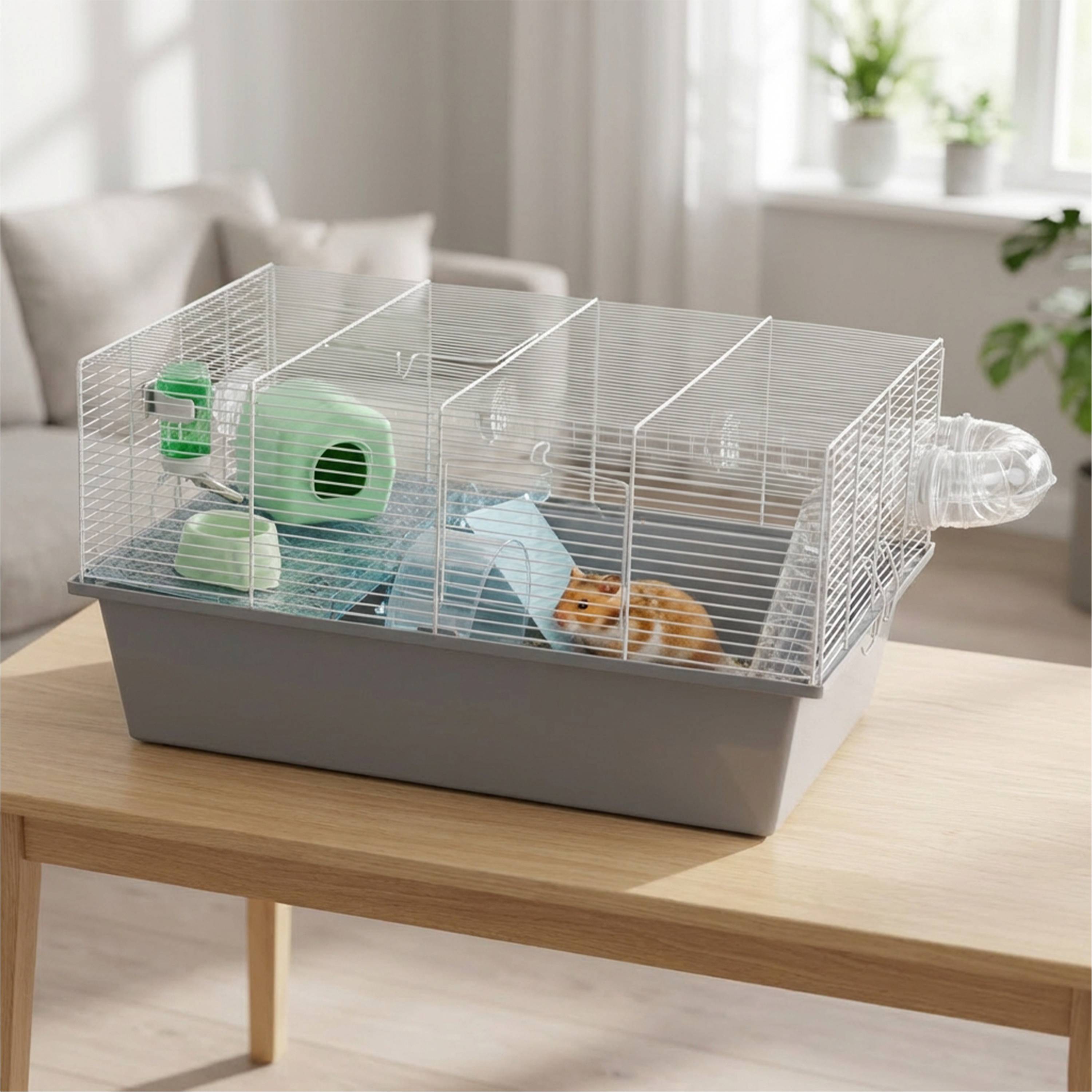 Ferplast - Cage pour Hamsters MILOS LARGE avec Environnement original, Idéal pour les Enfants, Accessoires inclus - Imagen 3