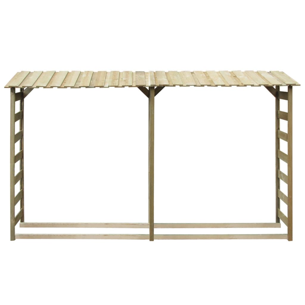 Vidaxl - Double abri de stockage du bois 300 x 44 x 176 cm Pin imprégné - vidaXL - Imagen 1