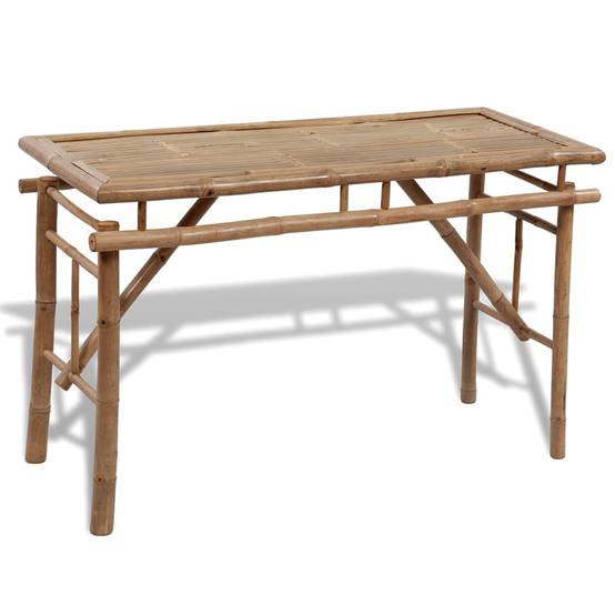 Maison Chic - Table de jardin - Table de brasserie avec 2 bancs 100 cm Bambou HL929 - Image 1