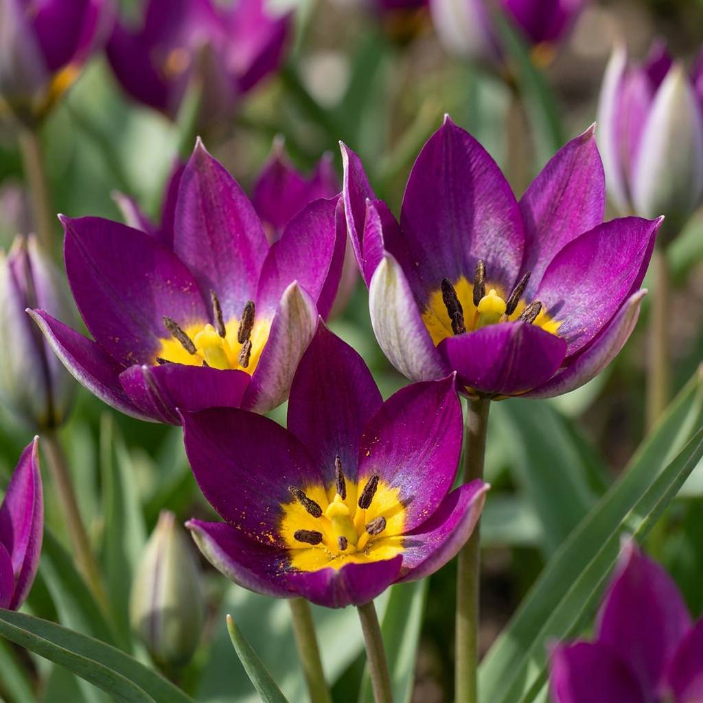 La Green Touch - Tulipe botanique Persian Pearl - 25 bulbes - calibre 6/7 - Image 1
