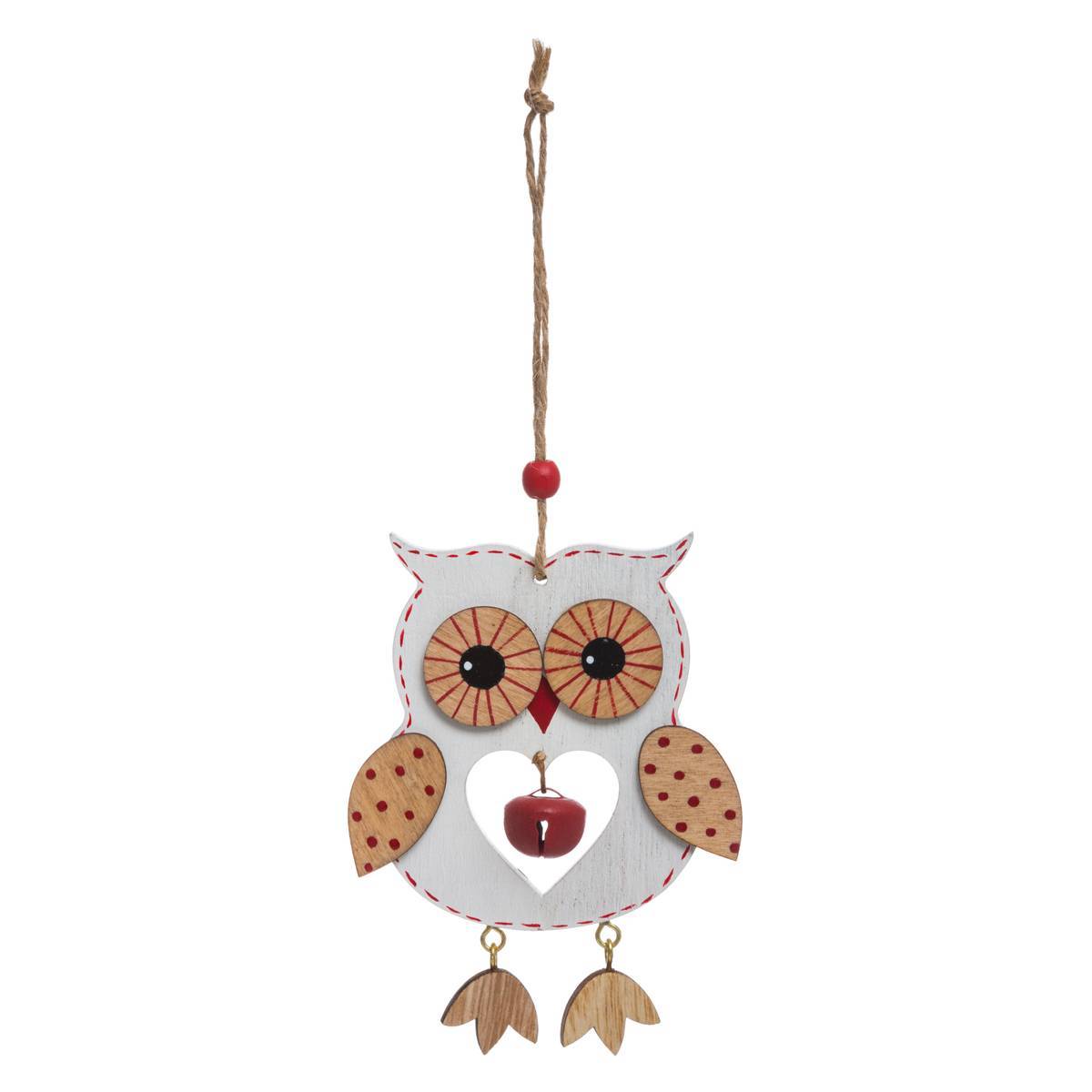 Fééric Lights & Christmas - Sujet de noël hibou ajouré grelot - Feeric Lights & Christmas - Imagen 2