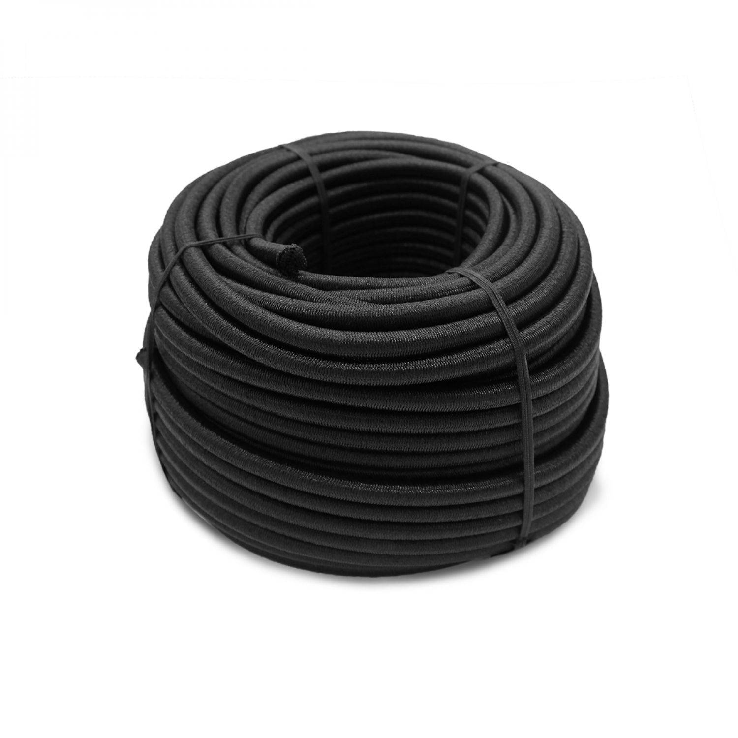 Linxor - Bobine, rouleau de tendeur élastique - 50 mètres x 10 mm - Noir - Linxor - Imagen 1