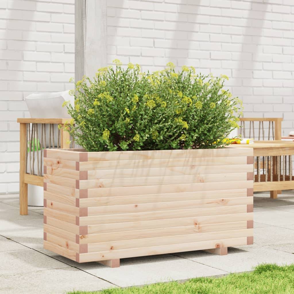 Maison Chic - Jardinière, Bac à fleurs, Pot de fleurs 90x40x49,5 cm bois de pin massif-JU13890 - Imagen 3